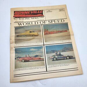 Bonneville Racing News September 1993 Volume IV Issue IV Newspaper b